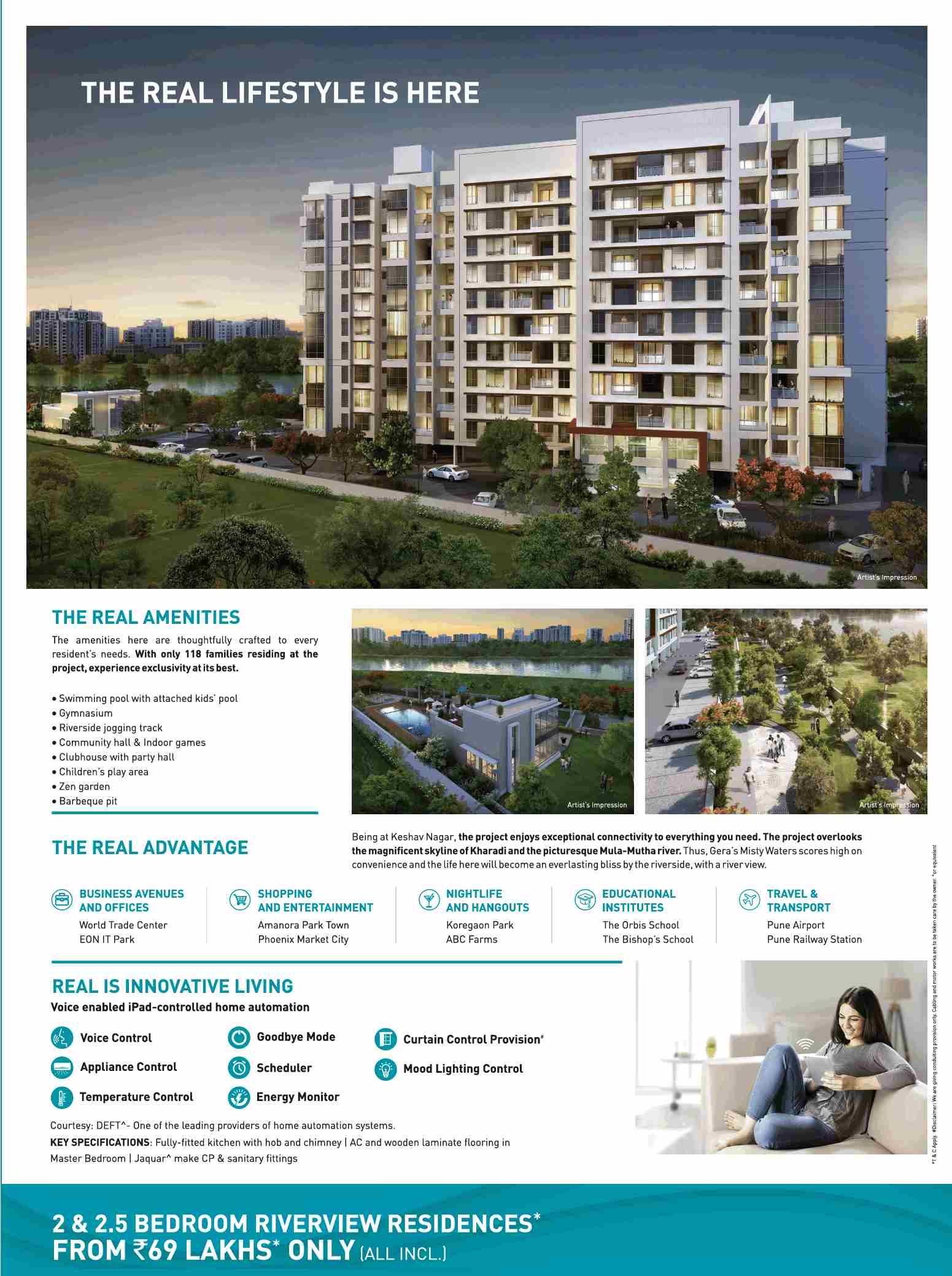 Experience the real lifestyle at Gera Misty Waters in Pune Update